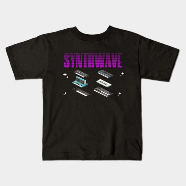 Synthwave Kids T-Shirt by ChaseTM5